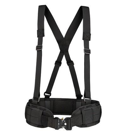 Outdoor Multifunctional Tactical Waistband Nylon Braided Belt Tactical Waistband Fishing Sling