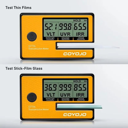 Portable Solar Film Car Transmission Window Tint Meter 3-in-1 VLT UV IR Rejection Tester Automatic Calibration Dropship GT116