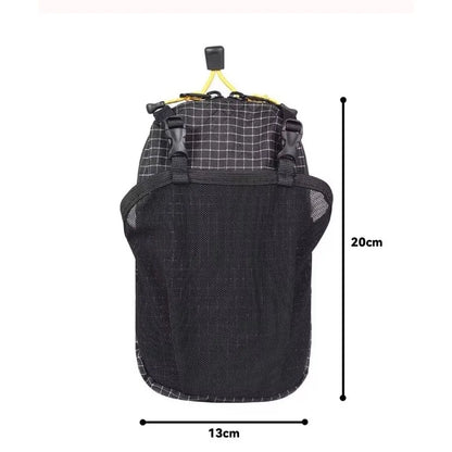 Tactical Backpack Shoulder Strap Pouch Ultra-Light Waterproof Molle Phone Bag Water Bottle Holder Pocket Outdoor Hiking Gear