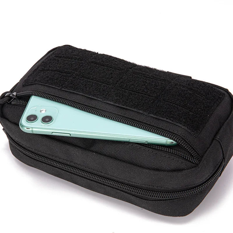 Tactical MOLLE EDC Pouch First Aid Waist Pack Cell Phone Pouch Holder Emergency EMT Utility Tool Pouches Hunting Bags