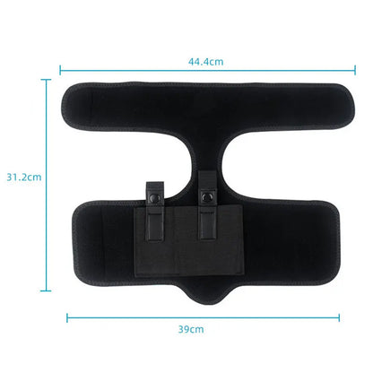 Tactical Ankle Holster for Glock Concealed Adjustable Pistol Holster Leg Carry Gun Holster with Magzine Pouch Handgun Leg Holder