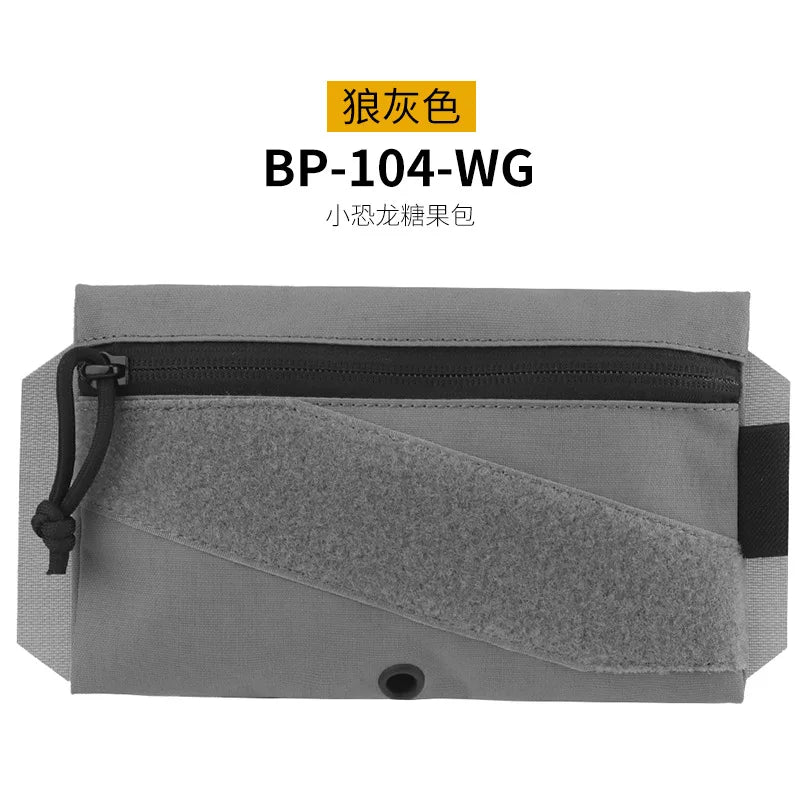 Tactical AC Candy Pouch with Velcro Fastener, Storage Bag for Airsoft Vest Plate Carrier