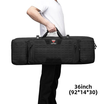 Tactical Gun Pack 1000D Double Layer MilitaryFans Wargame Hunting CS Rifle Packaging Storage Bag Outdoor Fishing Bag Case