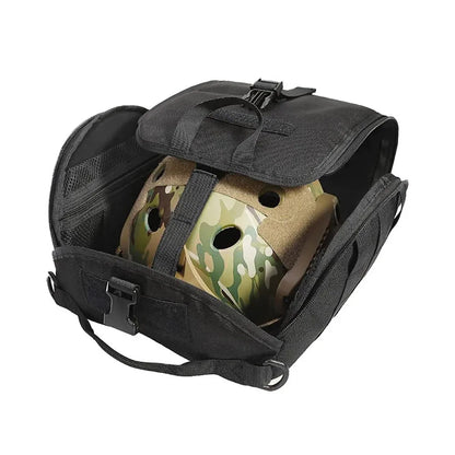 Tactical Fast Helmet Pack Helmet Storage Bag Outdoor Hiking Sports Motorcycle Cycling Carrying Pouch for Hunting Accessories