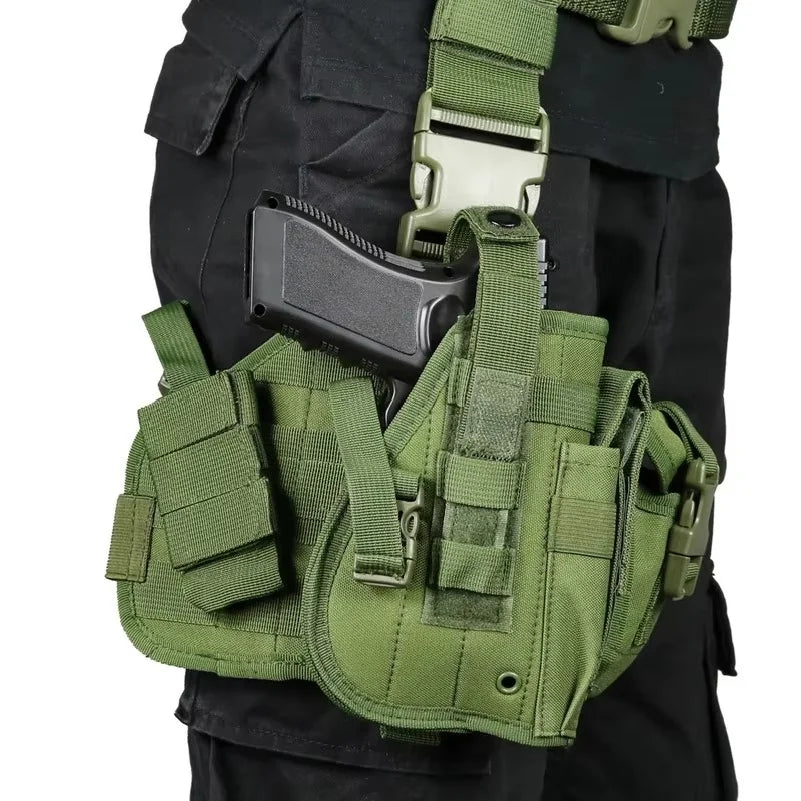 Universal Tactical Pistol Gun Leg Holster Multi-purpose Gun Holster Outdoor Camouflage Airsoft CS Leg Bag Hunting Accessories