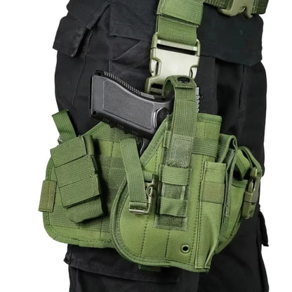 Universal Tactical Pistol Gun Leg Holster Multi-purpose Gun Holster Outdoor Camouflage Airsoft CS Leg Bag Hunting Accessories
