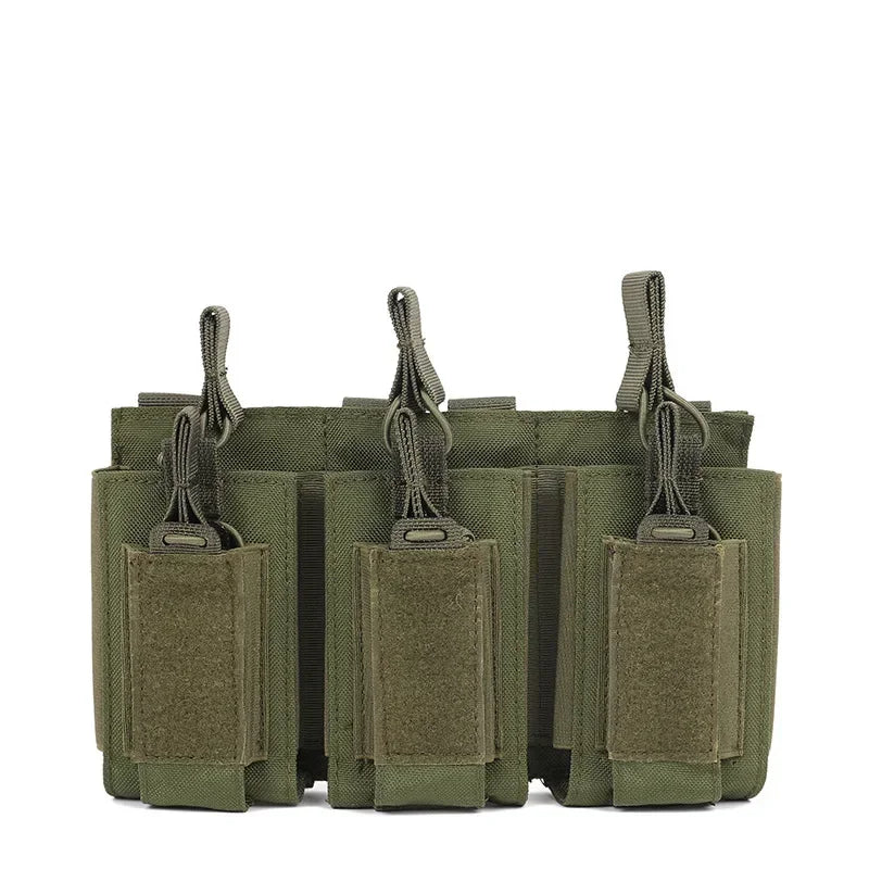 New Mother Child Triple Pack Attachment Pistol Magazine Bag Field Tank Top Multi functional Hanging Bag Outdoor Storage Bag