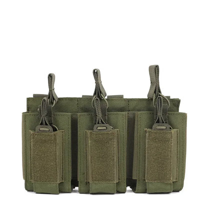 New Mother Child Triple Pack Attachment Pistol Magazine Bag Field Tank Top Multi functional Hanging Bag Outdoor Storage Bag
