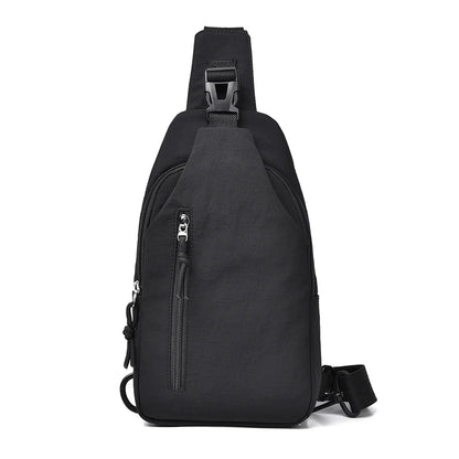 women's chest bag, men's casual single shoulder cross shoulder bag, anti splash trendy chest smart commuting travel cycling bag