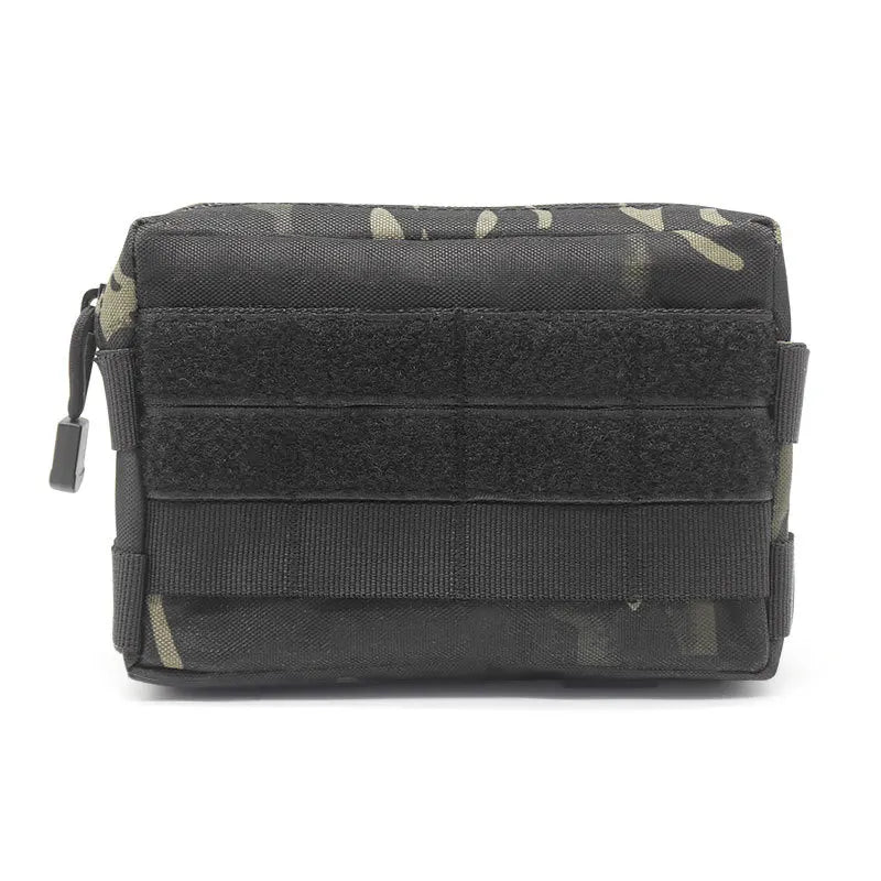 Tactical Molle Waist Pack 600D Waterproof Camo EDC Tool Bag Multifunctional Phone Card Holder Outdoor Camping Commuting Utility