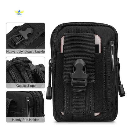 Tactical Molle Bag Fanny Pack Wallet Holster Portable Belt Bag Nylon Multifunctional Fanny Pack Outdoor Sport Hunting