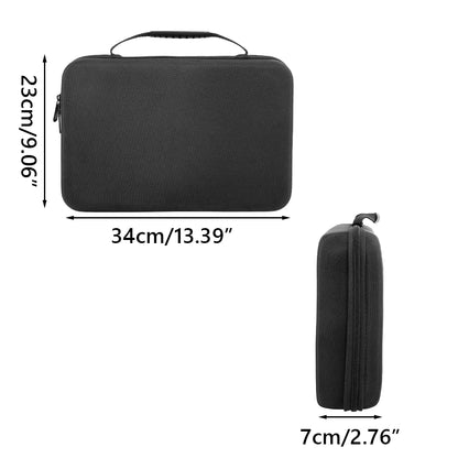 2 Pistol Case Tactical Gun Transport Bag Universal Handgun Storage Case Pistol Carry Pouch Hunting EDC Holder Hard EVA Range Bag