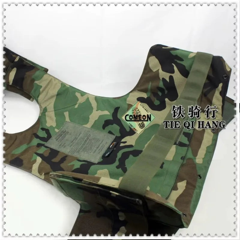 RG Ranger 1993 RBA Four Color Woodland Camo Lightweight Adjustable Tactical Vest for Outdoor