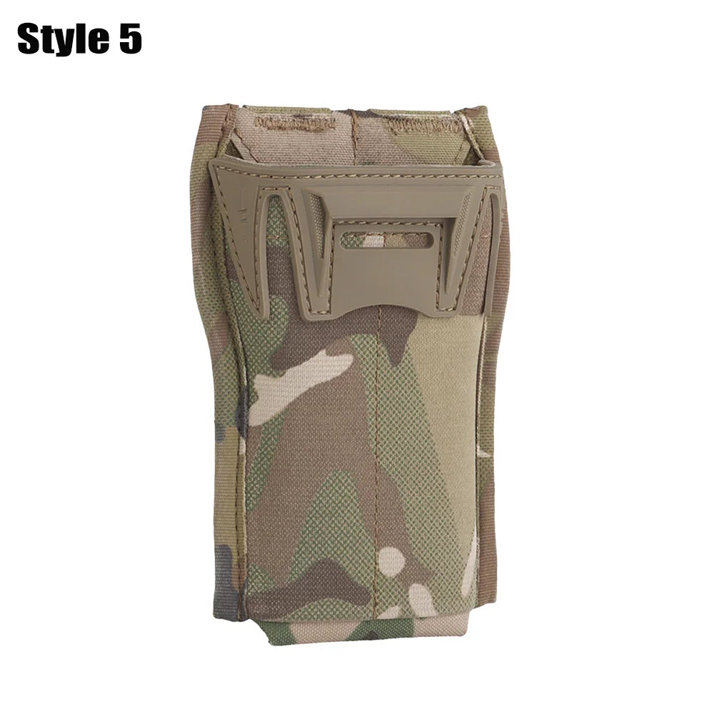 OPHIDIANTAC 5.56/7.62/9mm/AR15/M4 Mag Bag Molle System Lightweight Storage Bag Waistcoat Accessory Pack for hunting gear