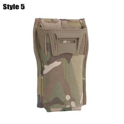 OPHIDIANTAC 5.56/7.62/9mm/AR15/M4 Mag Bag Molle System Lightweight Storage Bag Waistcoat Accessory Pack for hunting gear