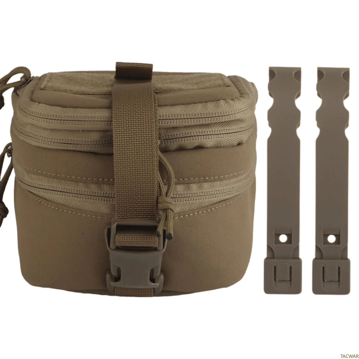 Tactical NVG Pouch for PVS-7/14/15/18/23/31/22/24/26,Airsoft Hunting MOLLE Padded Expandable Binocular Night Vision Carry Case