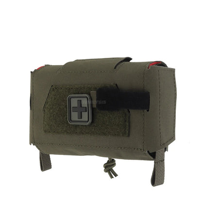 Outdoor Hunting Compact Trauma Pouch Ambidextrous Rapid Deployment  Tactical Medical First Aid Bag EDC Molle Pouch
