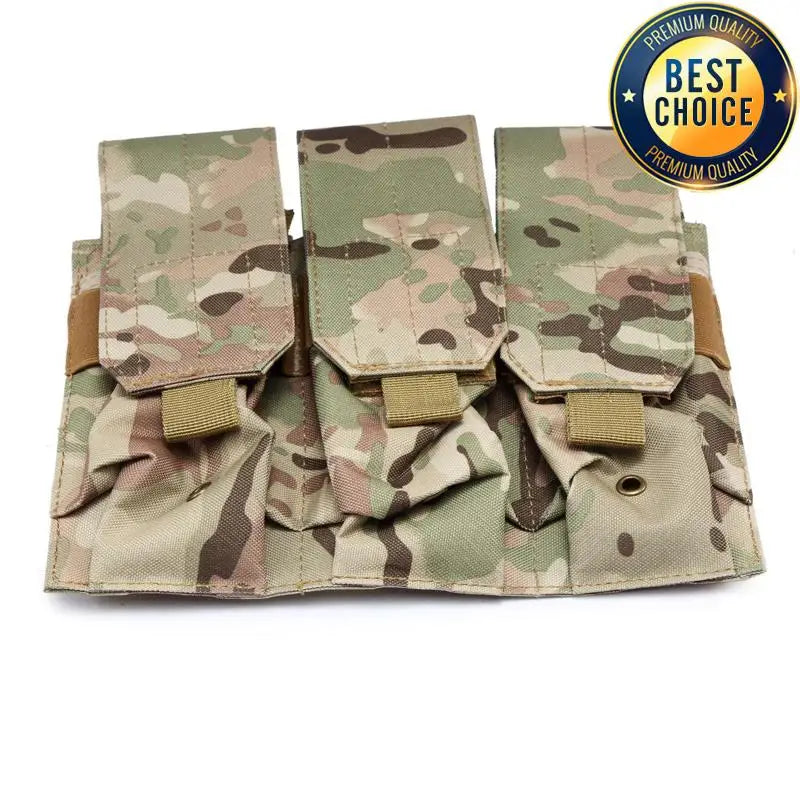 Tactical Molle 5.56mm Magazine Pouch for M4 AR15 CS Rifle Double Triple Mag CS Game Paintball Hunting Accessories Pack