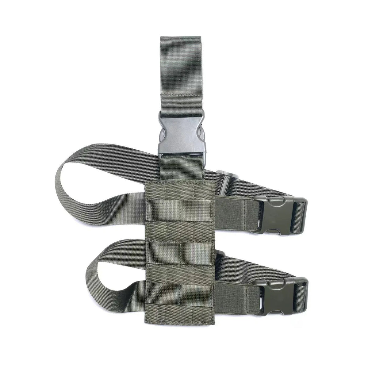 Adjustable Tactical Drop Leg Platform MOLLE Webbing Universal Right Left Leg Mount For Holster Gear Quick Release Buckles