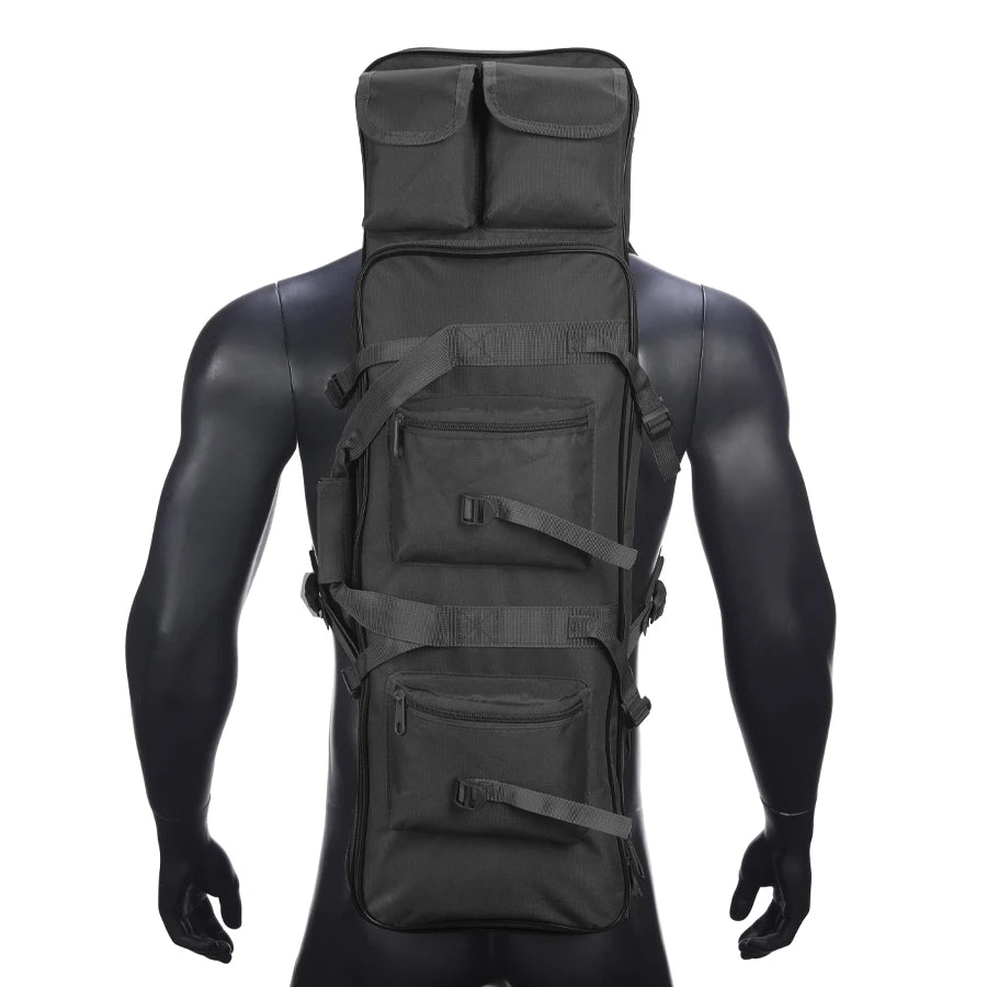 ouble layer large capacity outdoor multifunctional backpack with three gear small bag, travel sports fishing bag