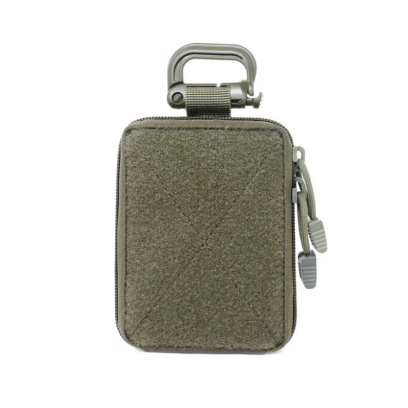 Mini Tactical Molle Utility Pouch Multi-Functional EDC Accessory Bag with Hook-and-Loop for Hunting and Camping
