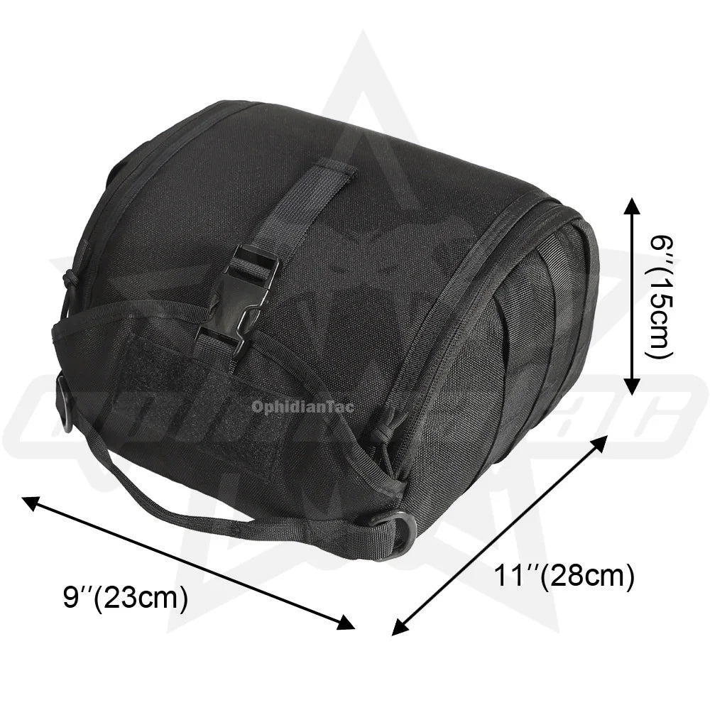 OPHIDIAN Hunting Helmet Bag Multifunctional Molle Carrying Bag for Sport Hunting Shooting Helmet Storage Handbag