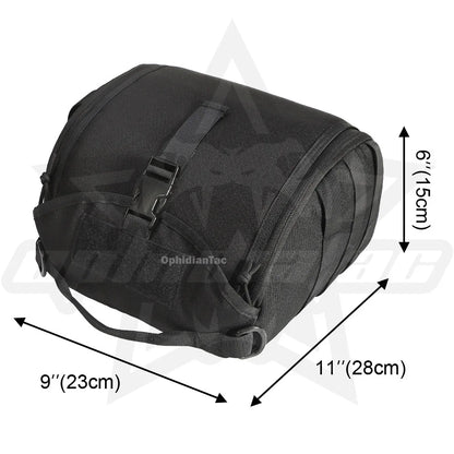 OPHIDIAN Hunting Helmet Bag Multifunctional Molle Carrying Bag for Sport Hunting Shooting Helmet Storage Handbag