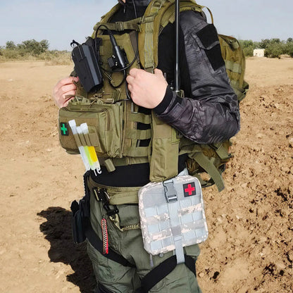 Tactical Combat Vest Set Airsoft Training Chest Rig Role Play Outfit for Wargame Paintball Outdoor Cosplay Equipment Gear Set