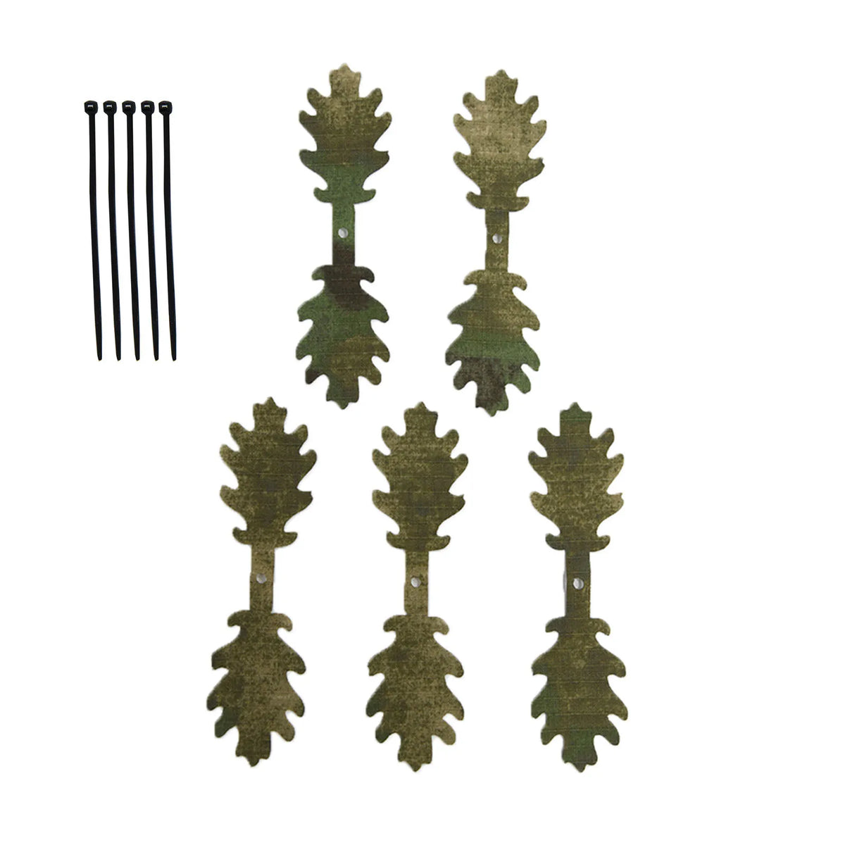 5Pcs 3D Camouflage Strip Tactical Decor Accessories For Helmet Backpack Ghillie Suit Outdoor Hunting Camo Decoration Accessories
