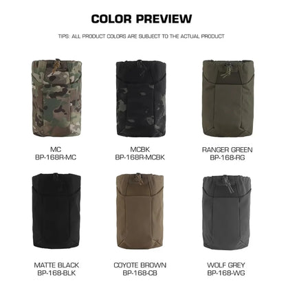 Tactical MOLLE Dump Pouch Magazine Recovery Bag Folding Mag Dump Pouches Hunting Waist Belt Multi-Purpose Recycling Bags
