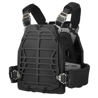 Modular 3D Tactical Armor,Paintball Vest, Airsoft Protective Plate Carrier, Quick Release PFM Outdoor Hunting Vest Training Gear