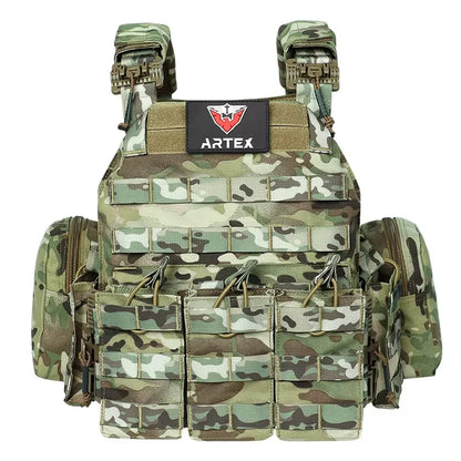 Tactical Vest Outdoor Hunting Plate Carrier Protective Adjustable Vest Airsoft Carrier Combat Equipment Outdoor Hunting Vest