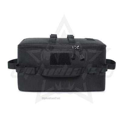 Outdoor camping picnic tableware storage bag handbag multifunctional foldable portable tool storage bag
