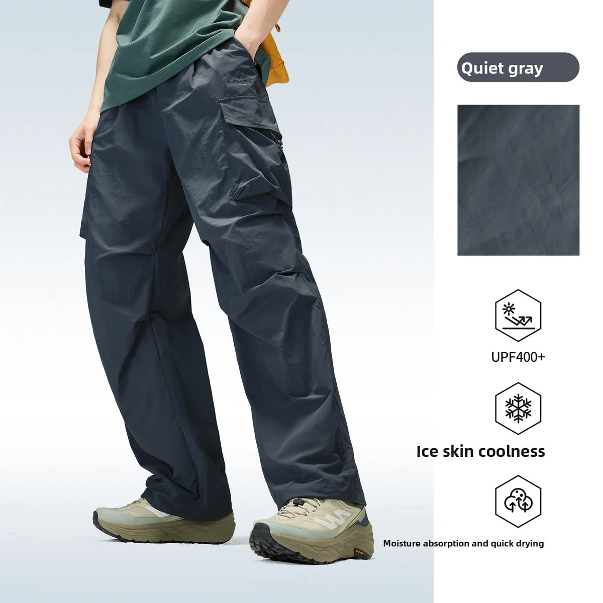 Golden Camel Men's Hiking Pants Outdoor Camping Hiking Trekking Sports Waterproof Paratrooper Trousers Softshell Quick Dry Pants