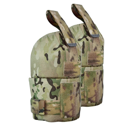 1 Pair Tactical Bicep Protector Mesh Comfortable Hunting Plate Carrier Shoulder Armor Adjustable Protection Accessories