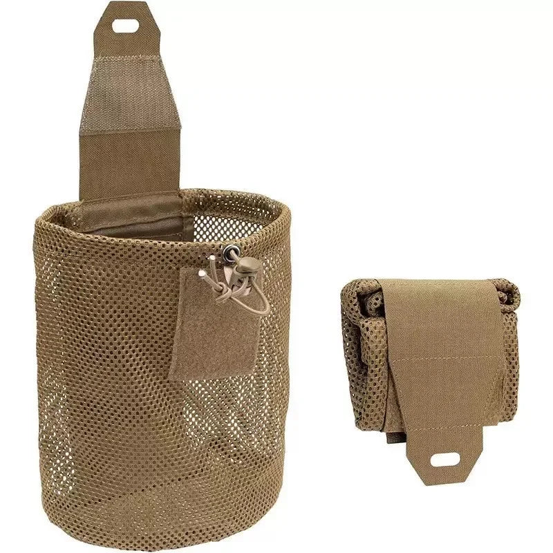 Tactical Belt Hanging Bagging MOLLE Dump Bag Hunting Gear Lightweight Fabric Adjustable Close Hunting Storage Bag