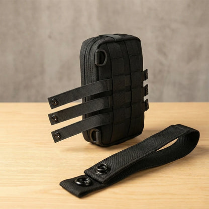 Tactical MOLLE Strap Quick-Release Webbing Straps EDC Waist Bag Medical Pouch Accessories Strap Thumb Snap Climbing Strap