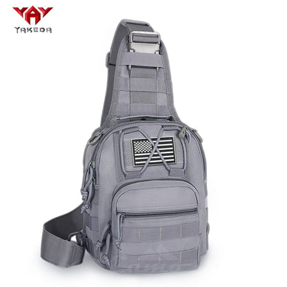 YAKEDA Multifunctional Outdoor Sling Bag, Casual Travel Chest Pack, Durable Daily Use Crossbody Bag for Men & Women