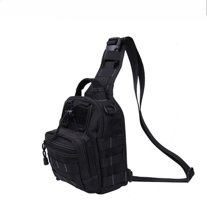 Tactical Sling Bag 1000D Nylon Waterproof Chest Pack Outdoor MOLLE Crossbody Shoulder Bag for Hiking Camping Travel