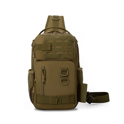 Tactical Shoulder Pistol Bag Concealed Carry Gun Bag Sling Backpack Chest Pack Molle Utility EDC Admin Pouch for Hunting