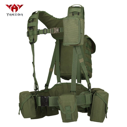 YAKEDA Multi functional Bellyband Hunting Tank Top with Multiple Ribbons and Snap Lock, Equipped with Multiple Storage Bags