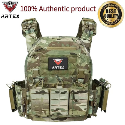 Tactical Vest Outdoor Hunting Plate Carrier Protective Adjustable Vest Airsoft Carrier Combat Equipment