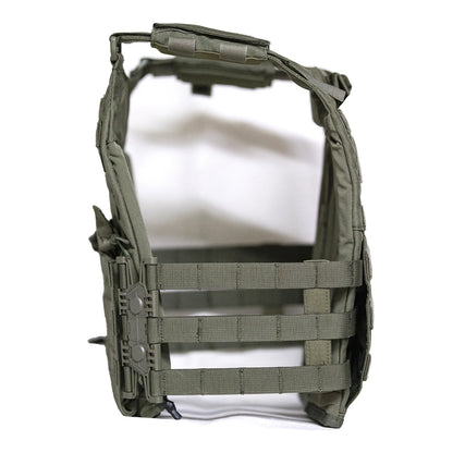 117 Tactical Vest RG/MC - 1000D IR & Flame Resistant Lightweight Plate Carrier, Quick Release, MOLLE Compatible