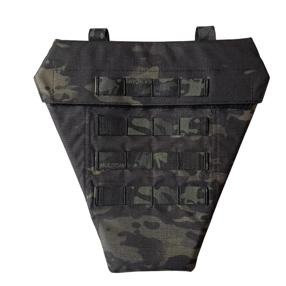 Tactical Vest Crotch Protection Bag Hunting Airsoft Vest Lower Abdomen Platform Pouch Molle LAP Panel Storage Bag