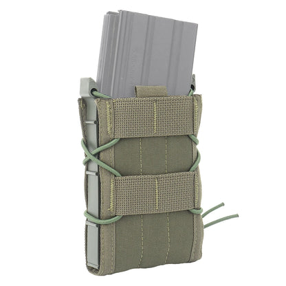 Tactical Molle Single Open-Top Mag Pouch for M4 M14 M16 AR15 G36 Magazines MOLLE Belt Attach Mag Carrier