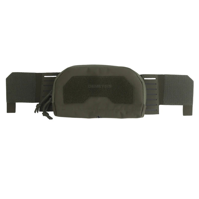 Tactical Admin Pouch with Multi-caliber 5.56 9mm Triple Mag Pouch MOLLE Front Placard System 2nd Layer Airsoft Pouches