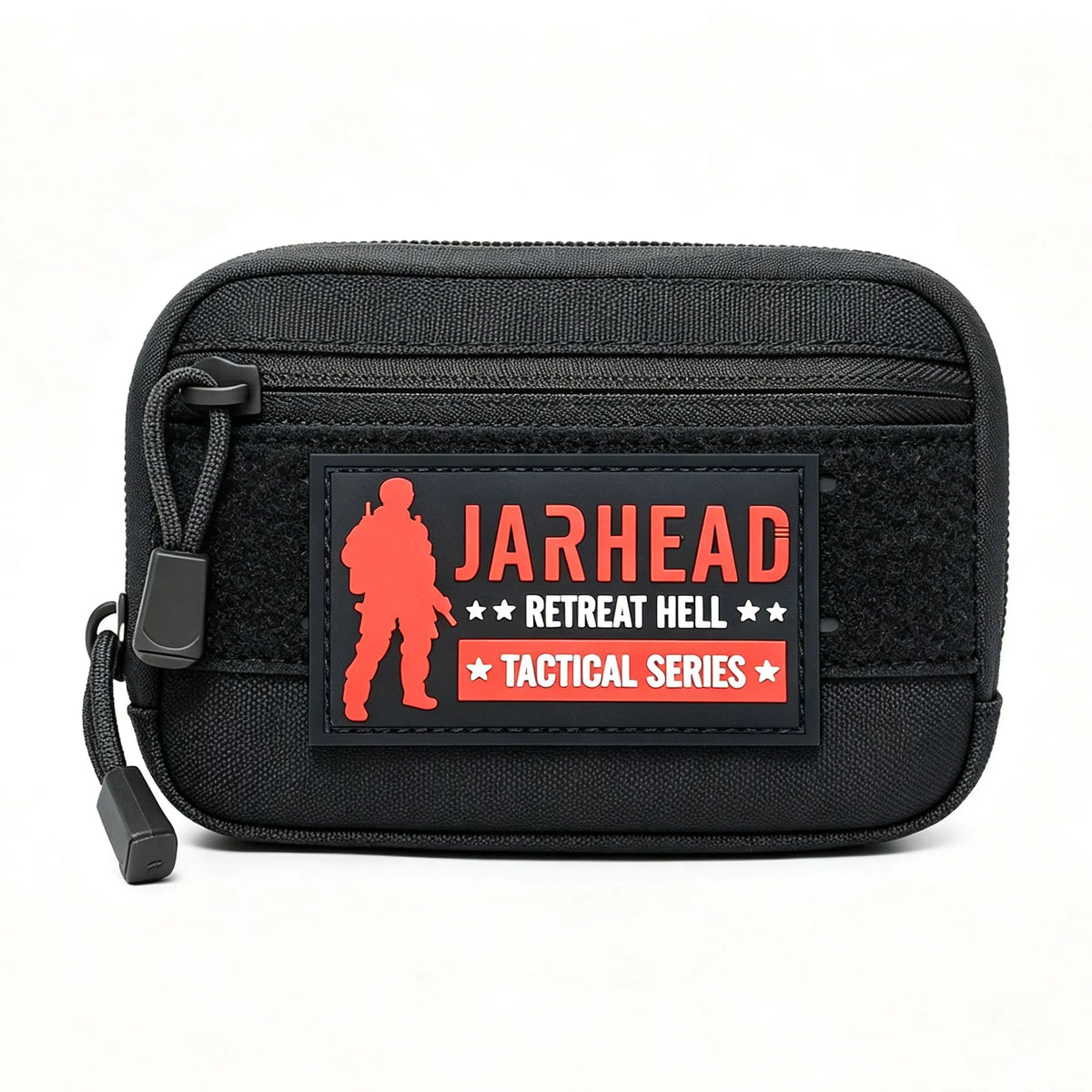 Tactical Laser Cut EDC Pouch Double Zipper Wallet Bag Outdoor Molle Admin Pouch Hiking Hunting Accessory Bag Daily Use