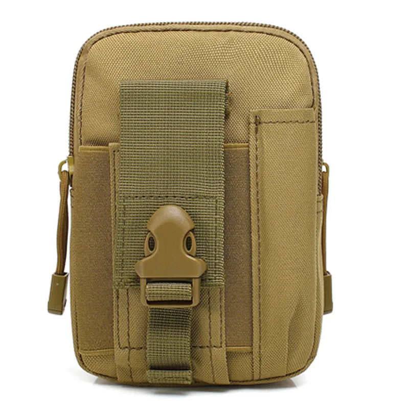 Men's Belt Bag Outdoor Waist Bag Bag Waterproof Camo Sports Hunting Accessories Storage bag Molle nylon cell phone
