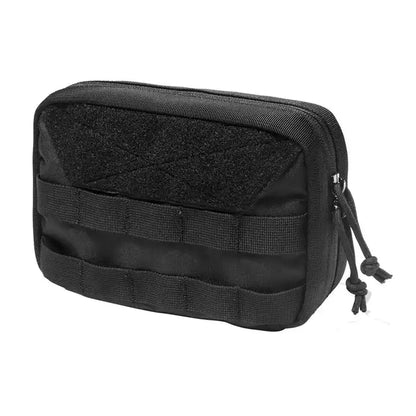 OneTigris MOLLE Pouch, Tactical Admin Pouch Belt EDC Tool Organizer Zippered Utility Waist Pack 7.5"x5"x2"