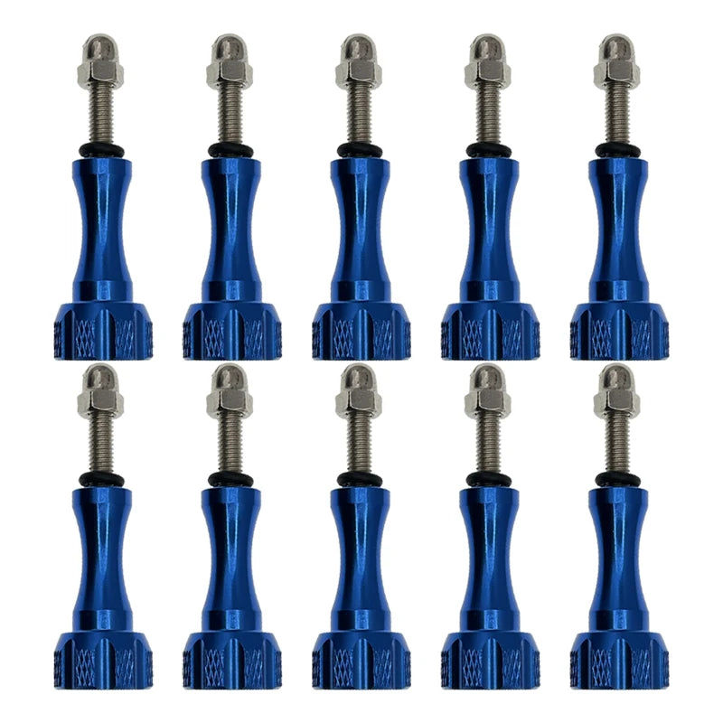 Aluminum Bolt Nut Thumb 1/4 Screws Mount for GoPro 13 12 11 10 9 8 DJI Osmo Action 5 6 Pro 4 Insta360 X6 X5 X4 Camera Accessory